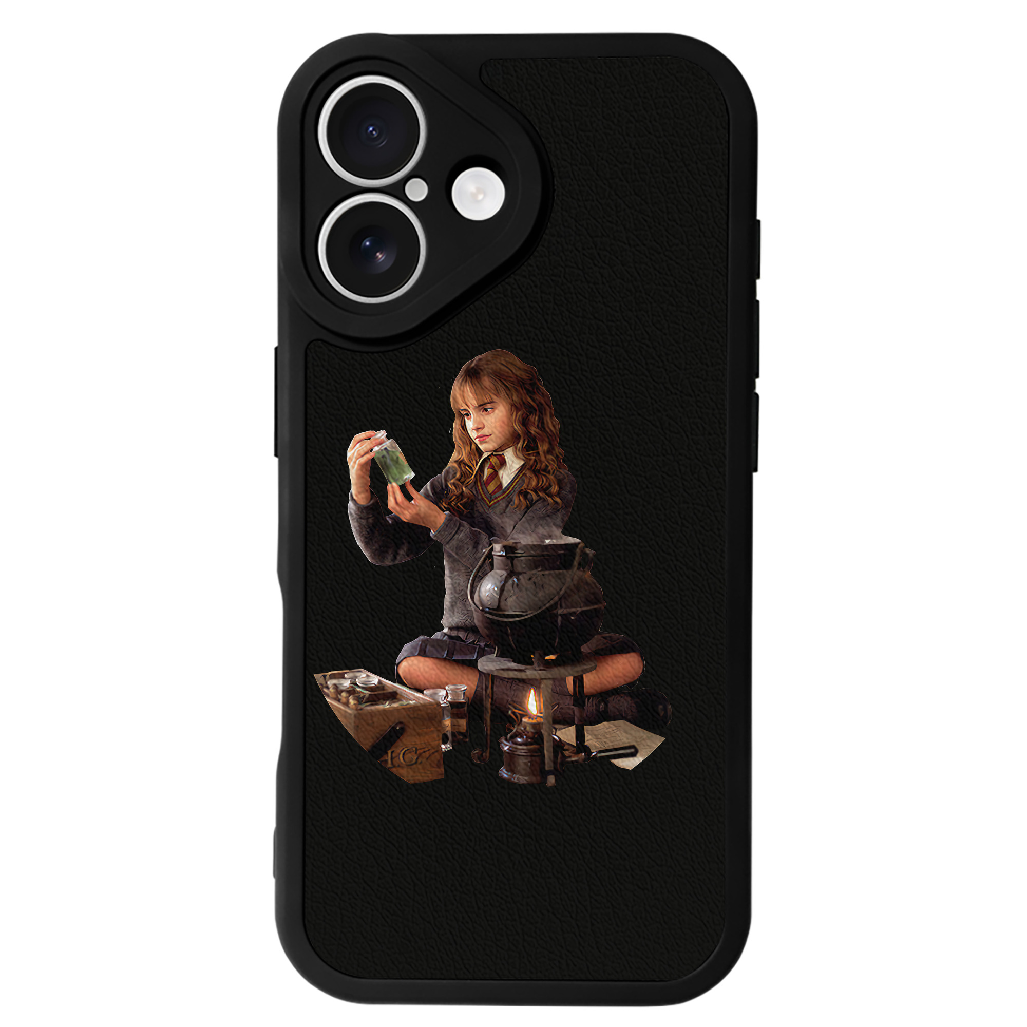 （画像用） Harry Potter ハリー・ポッターシリーズ 【iPhone 16シリーズ対応】シリコンスマホケース（レザー調） 材質：シリコン